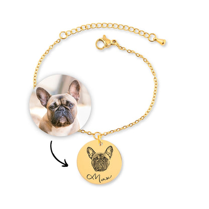 Custom Pet Portrait Bracelet