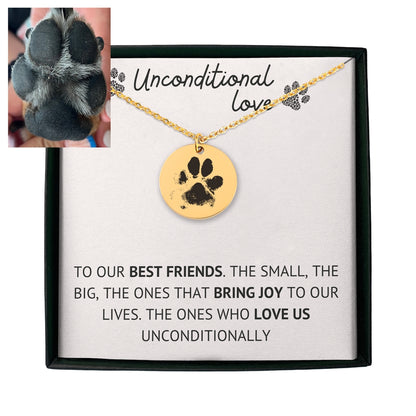 Custom Pawprint Necklace