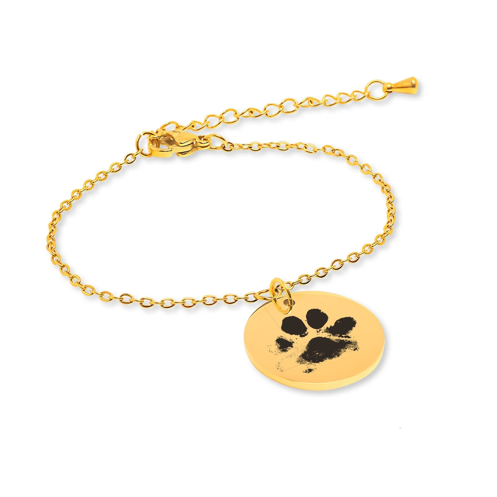 Custom Pawprint Bracelet