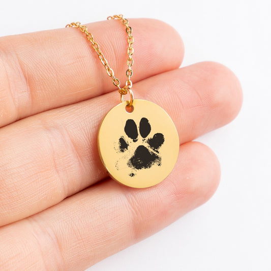 Custom Pawprint Necklace